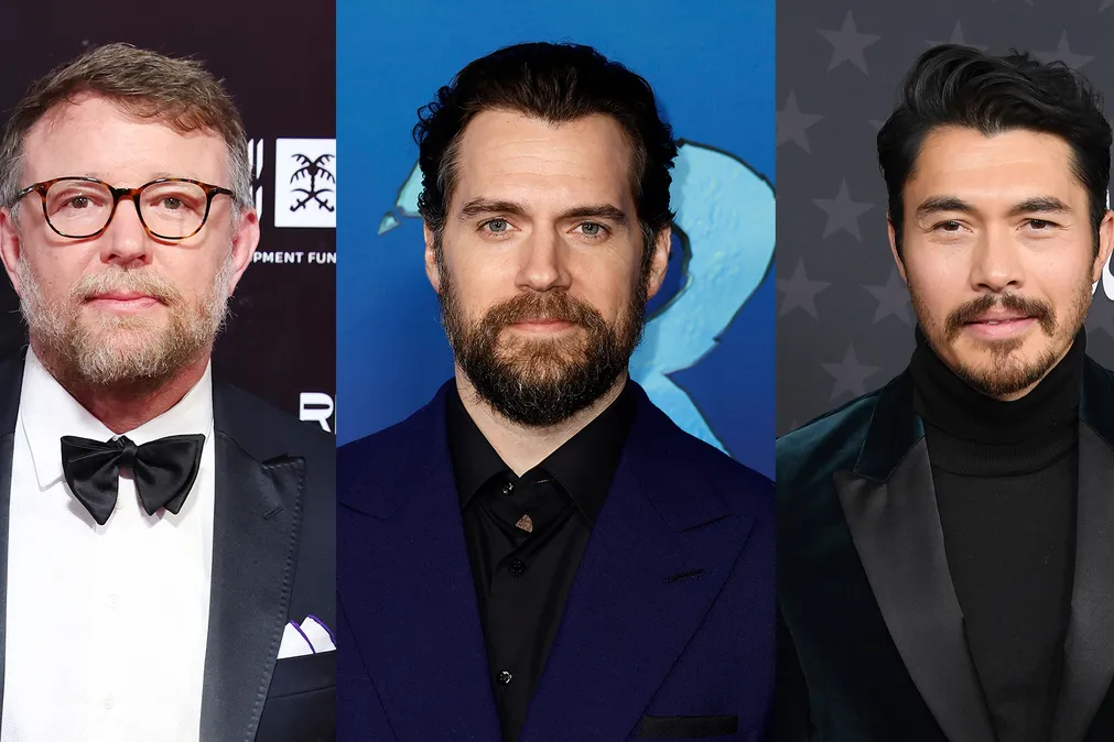 Unadulterated Ungentlemanly Warfare 2 A triptych picture of Guy Ritchie, Henry Cavill and Henry Golding