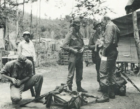Brilliant Woodiwiss - A very special soldier 2 A blavck and white photograph of Major Roger Woodiwiss, SAS officer who braved leech-infested swamps, dense jungle and bamboo forests in Malaya