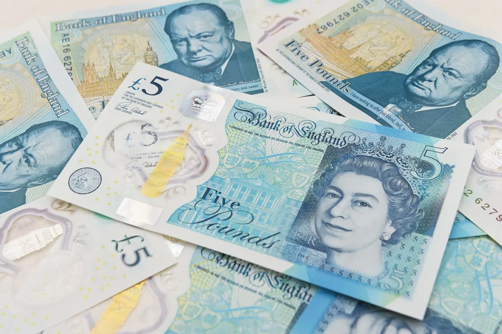 On Parade - £5 notes