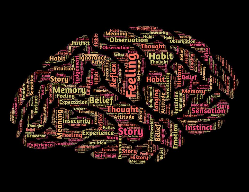 Fascinating - The Square Magazine 2 An image of a brain that has been created using words associated with learning i.e. memory, meaning, belief, attitude etc.