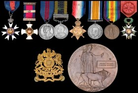 Decorations and medals awarded to Brigadier A R C Sanders
