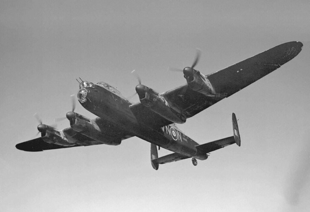An original Lancaster Bomber 