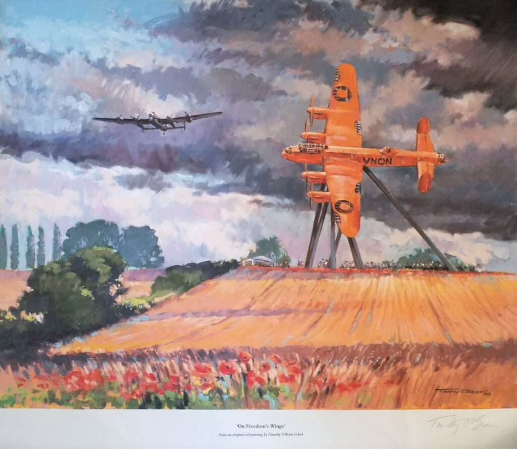 The original painting by Timothy O’Brien