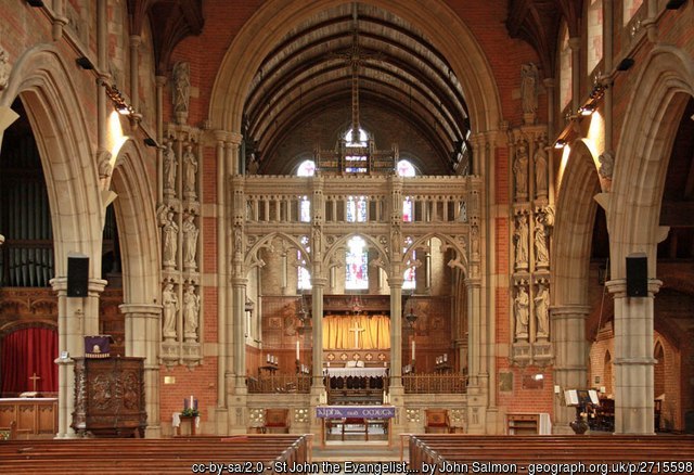 Magnificent - Military Lodge members in attendance at the Sidcup Service of Gratitude 2 A picture of the inside of St. John’s church, Sidcup