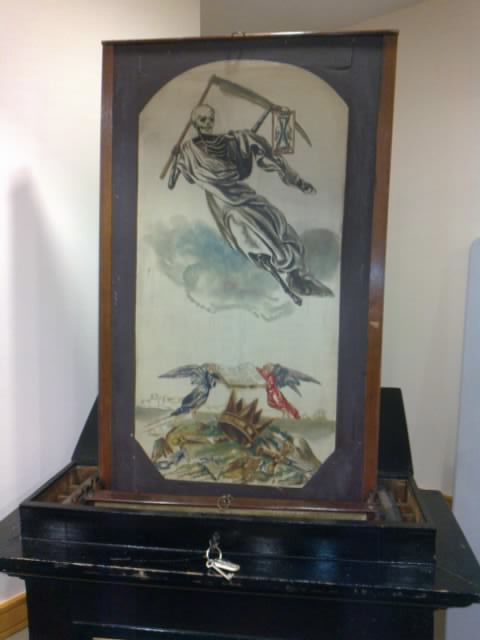 Awesome - Next slide please 4 A picture of Lodge of Faith’s 4th Tracing Board
(Photograph courtesy of Lodge)