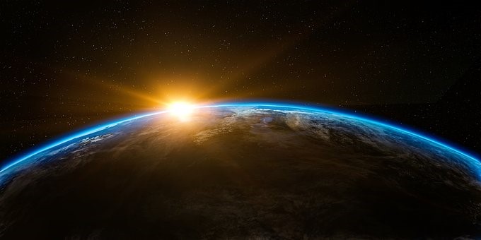 Incredible Double leap year 1 Leap year - A picture of an eclipse. The sun’s rays are just appearing from behind the earth