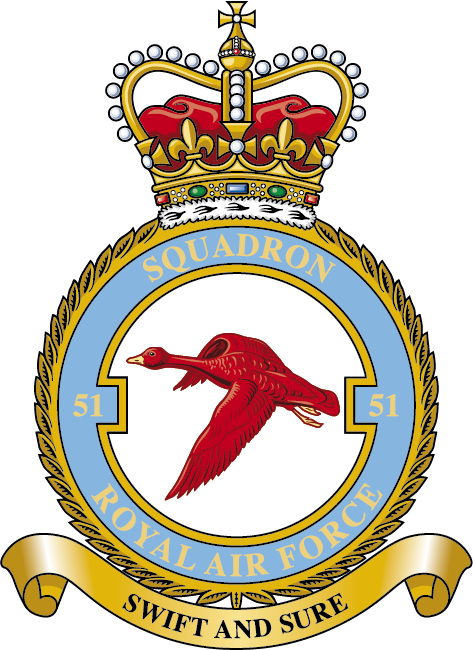 Andrew Mallard - Incredible Member Profile 1 An image of the emblem of 51 Squadron Royal Air Force